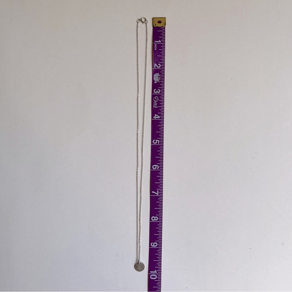 GLDN Personalized Lor Necklace H Name Initial Script Font Sterling Silver - Picture 5 of 5